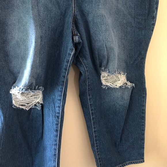 Torrid Jeans Feel the Fit Distressed Mom Size 26 S - Picture 4 of 10
